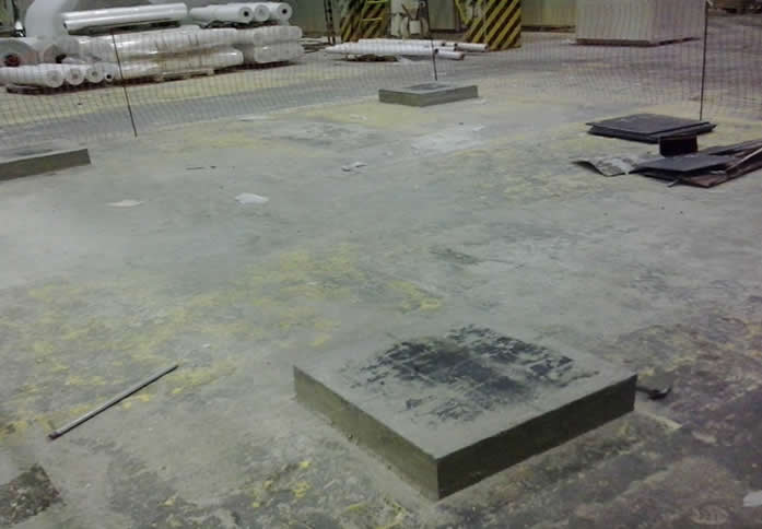 Constru��o de base estrutural para instala��o de monovia de 10 toneladas na unidade da Melhoramentos CMPC de Caieiras