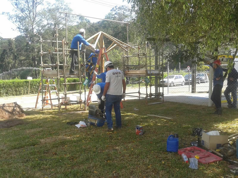 Revitaliza��o e paisagismo  empresa dow quimica